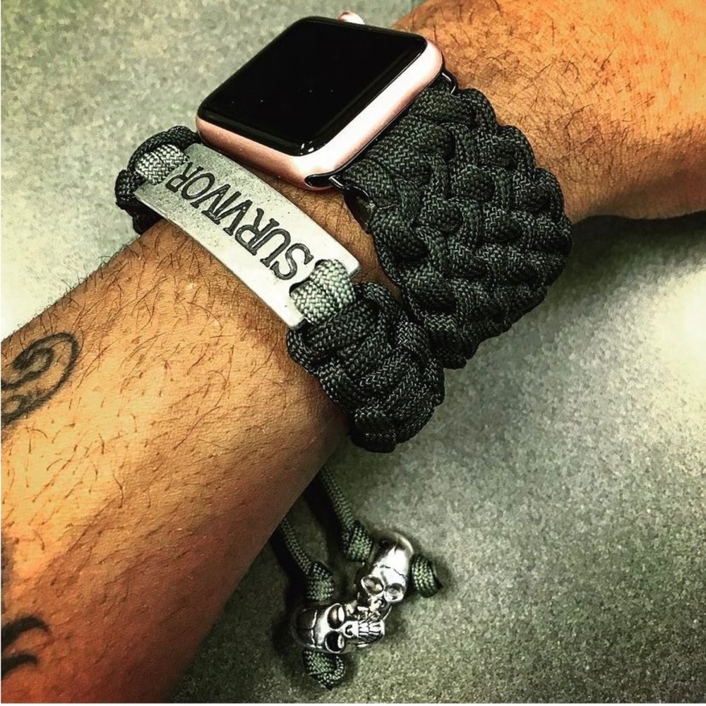 iPhone parachord watch band